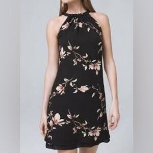 White House | Black Market Ultimate Reversible Floral/Solid Dress, Size 8